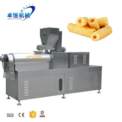 Siemens Motor Rice Corn Sticks Puff Snack Extruder Machine per una produzione conveniente