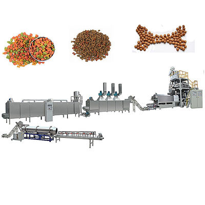 1000 kg/h Capacità Linea di produzione automatica di alimenti per cani versatili per soluzioni versatili