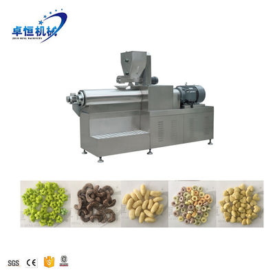 Linea di produzione alimentare di fiocchi di mais, puff snack, estrusore, macchina per la produzione di farina di grano