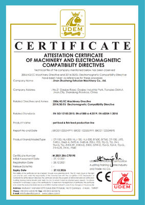 120-150/250-300/500-800/1000-1200kg/h Macchina per la produzione di pellet di mangimi per pesci in acciaio inossidabile