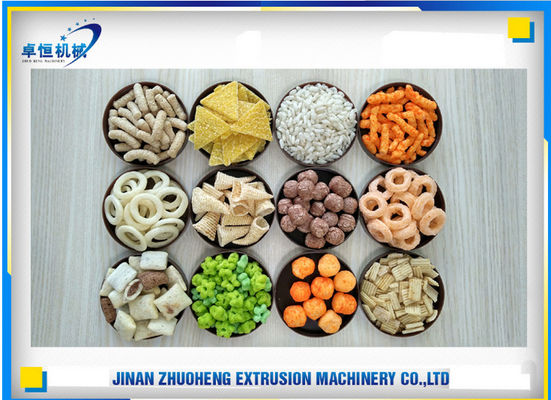 120-150 kg/h Capacità Macchina per estrusori a doppia vite per gli snack di riso di mais puff negli alimenti