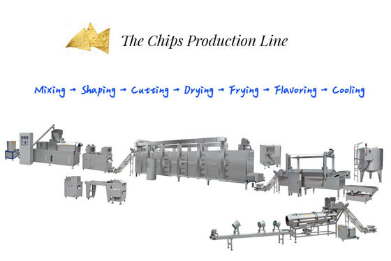 Macchina per la produzione di snack a polpa di mais certificata CE con controllo in uscita e controllo video