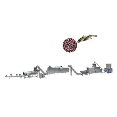 Macchina di produzione di mangimi per pesci certificata CE per la produzione e il materiale in acciaio inossidabile