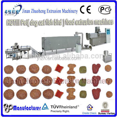Linea di estrussione per alimenti per animali domestici per l'energia diesel