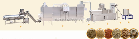 Linea di estrussione per alimenti per animali domestici per l'energia diesel