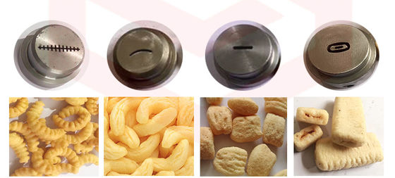 380V estrusore a doppia vite a tensione personalizzata per la produzione di patatine di mais gonfiate snack cibo