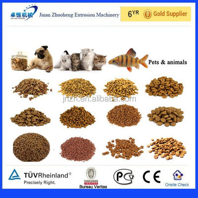 Linea di macchina per estrusori per la lavorazione di alimenti per animali domestici in acciaio inossidabile con motore Siemens opzionale