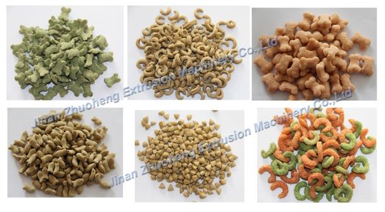 Linea di macchina per estrusori per la lavorazione di alimenti per animali domestici in acciaio inossidabile con motore Siemens opzionale