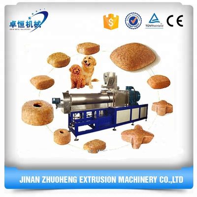 Linea di lavorazione di apparecchiature per l'essiccazione di alimenti per animali domestici con estrusore a doppia vite per le esigenze del cliente
