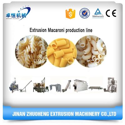 Linea di produzione industriale di pasta a base di maccheroni con facile funzionamento e opzioni personalizzate