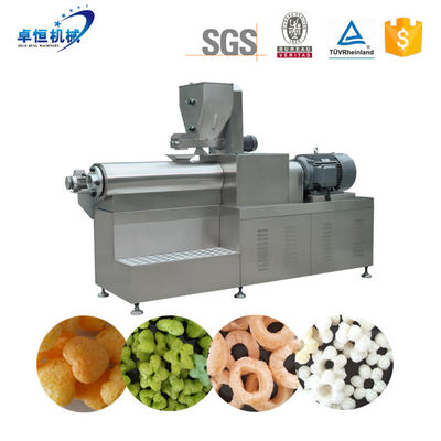 Cheese Ball Complete Production Line Panno di mais spuntini macchina con materiali