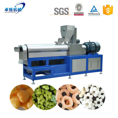Cheese Ball Complete Production Line Panno di mais spuntini macchina con materiali
