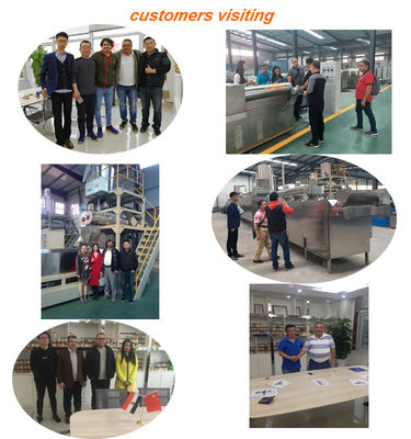 Durabile 3500 KG Macchine automatiche di produzione di patatine di grano fritto