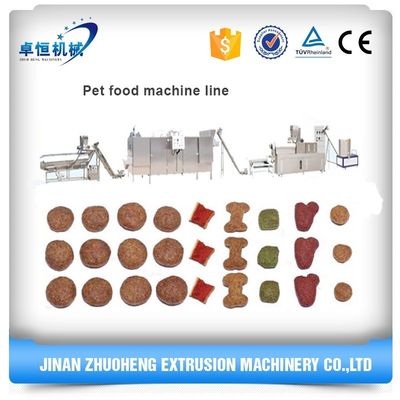 PLC controllato pesce per animali di compagnia macchina di produzione di cibo per cani pesce gatto linea di produzione di cibo per animali di compagnia