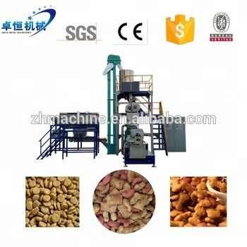 Linea di lavorazione della macchina per l'estrussione di pellet per alimenti per animali domestici in acciaio inossidabile per ristoranti