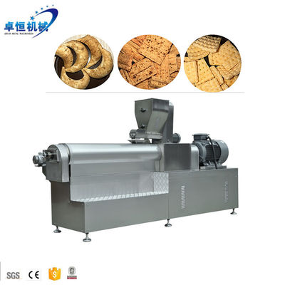 380v Full Automatic Fritted Bugles Chips Snack Food Making Machine per il cibo su larga scala