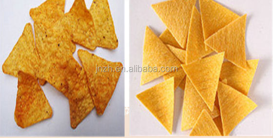 100-500 kg/h di produzione Macchine per la produzione di patatine di manioca per la linea di produzione di snack deliziosi
