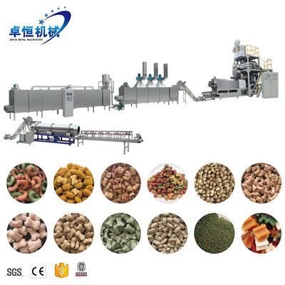 Macchina di estrussione per la produzione di pellet per mangimi per cani CAT con linea di lavorazione automatica completa