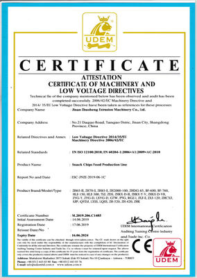 Macchina di estrussione a polverizzazione del riso/a polverizzazione del mais per una produzione di 500 kg/h