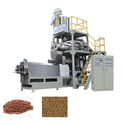 Macchina per la fabbricazione di pellet di mangimi per pesci galleggianti industriali con materiale in acciaio inossidabile 304