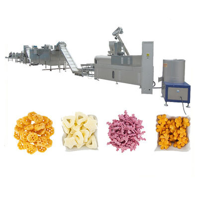 Linea di produzione di macchine per l'estrusione del mais su misura per la puffatura di snack per il tempo libero