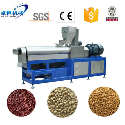 Extruder a doppia vite 23*3*3m Macchina per la fabbricazione di alimenti per animali domestici per pellet galleggianti di mangimi per pesci