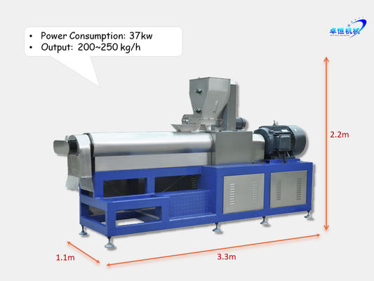 Produzione di snack facile con capacità 200-250kg/h