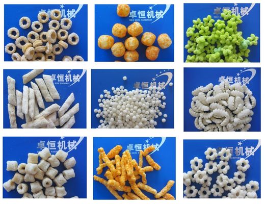 Produzione di snack facile con capacità 200-250kg/h