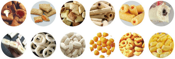 3000 KG Industrial Crispy Puffed Corn Chips Snacks Making Machine per l'impianto alimentare