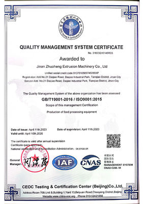 Macchina per la produzione di snack in acciaio inossidabile