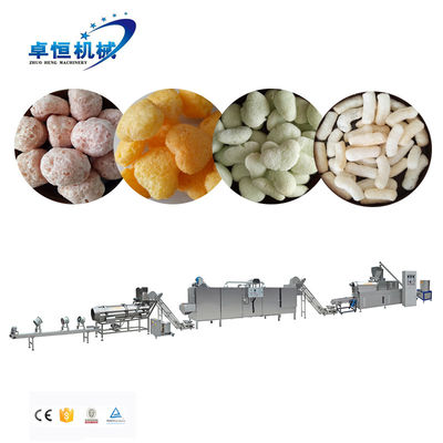 Linea di produzione di cereali, fiocchi di mais e snack con estrusore automatico a doppia vite da 56 kW