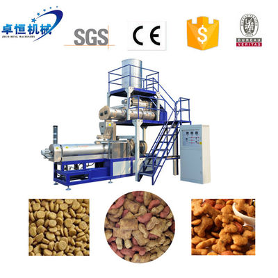 25*3*3m Macchina automatica di lavorazione del cibo per animali domestici per la linea di produzione di alimenti per cani estrusi a secco