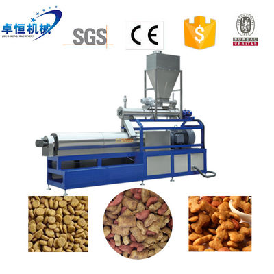 Video di ispezione in uscita fornito estrusore per alimenti per animali domestici per la linea di produzione di alimenti per cani e gatti