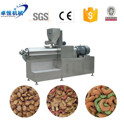 PLC controllato linea di produzione completa secca Kibble Pet Dog Cat Food Pellet Making Machine