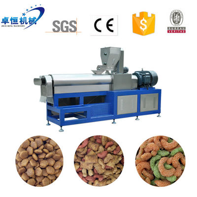 PLC controllato linea di produzione completa secca Kibble Pet Dog Cat Food Pellet Making Machine