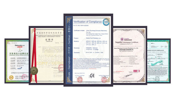 Componenti di base del motore Macchina di estrussione automatica di pasta corta per la produzione di penne