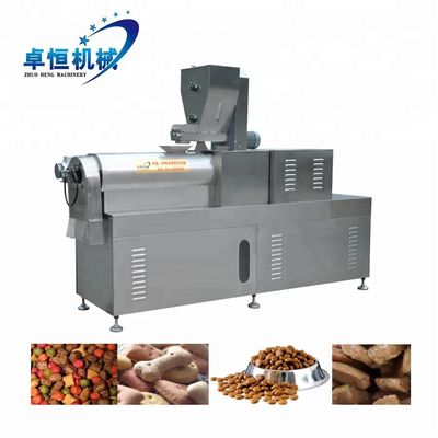 Linea di produzione di alimenti per animali da compagnia Industrial Automatic Wet Dry Fish Feed Machine