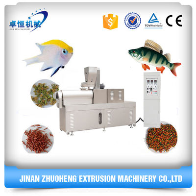 Facile utilizzo Customized Twin Screw galleggiante pesce mangime pellet Extruder Making Machine