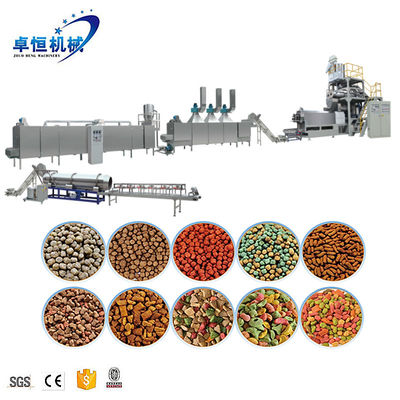 Linea di produzione di alimenti per pesci galleggianti/macchina per la produzione di mangimi per gamberetti per la lavorazione di alimenti per animali domestici