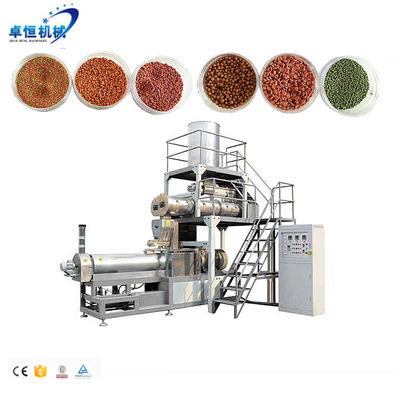 Yuzen Balik Yemi Pelet Makinesi Floating Fish Feed Pellet Machine con inverter ABB