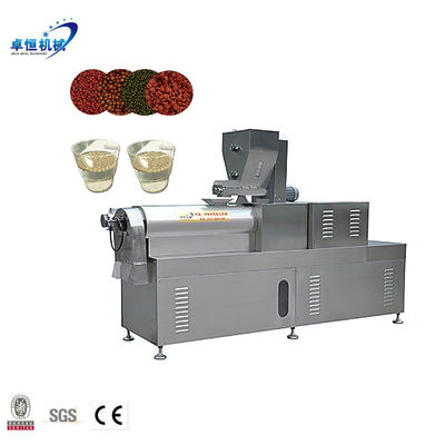 Yuzen Balik Yemi Pelet Makinesi Floating Fish Feed Pellet Machine con inverter ABB