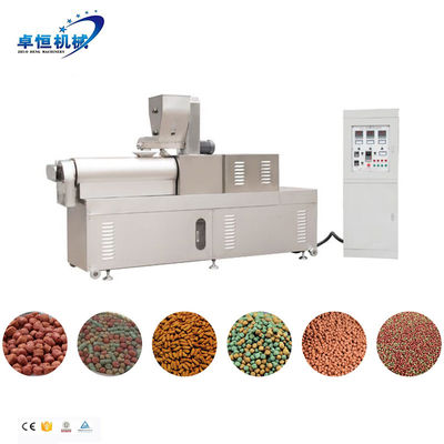 5 tonnellate/ora Macchina automatica per la produzione di mangimi per animali da compagnia, pesci e animali domestici 23*3*3m