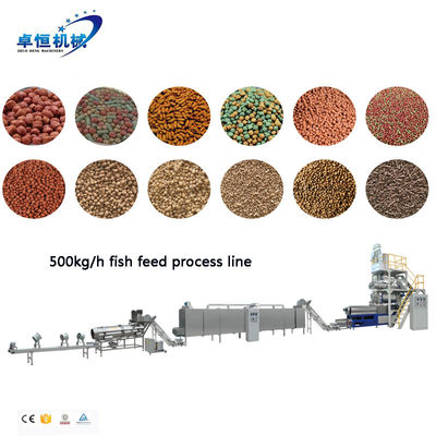 5 tonnellate/ora Macchina automatica per la produzione di mangimi per animali da compagnia, pesci e animali domestici 23*3*3m