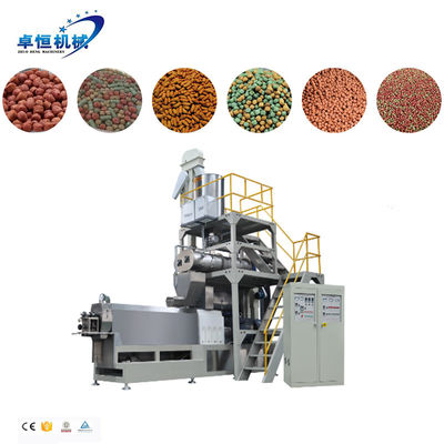 5 tonnellate/ora Macchina automatica per la produzione di mangimi per animali da compagnia, pesci e animali domestici 23*3*3m