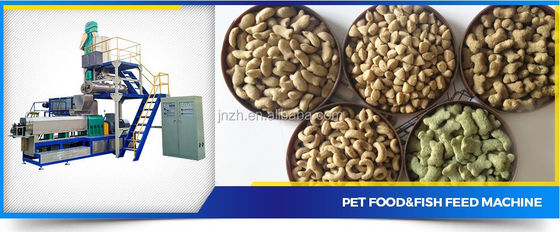 Linea di produzione di alimenti per cani a due viti completamente automatica