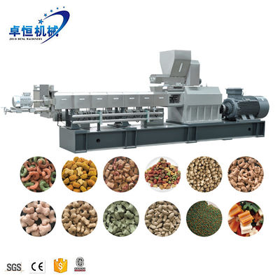 Linea di lavorazione del cibo per cani a doppia vite Extruder Linea di produzione di macchine per 23*3*3m