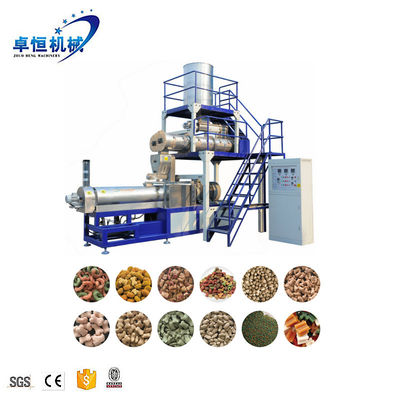 Linea di lavorazione del cibo per cani a doppia vite Extruder Linea di produzione di macchine per 23*3*3m