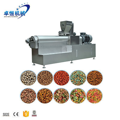 Linea di lavorazione del cibo per cani a doppia vite Extruder Linea di produzione di macchine per 23*3*3m