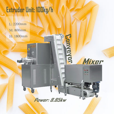 Macchine per estrusore di pasta da 100 kW per la produzione di maccheroni di piccole dimensioni in bevande alimentari